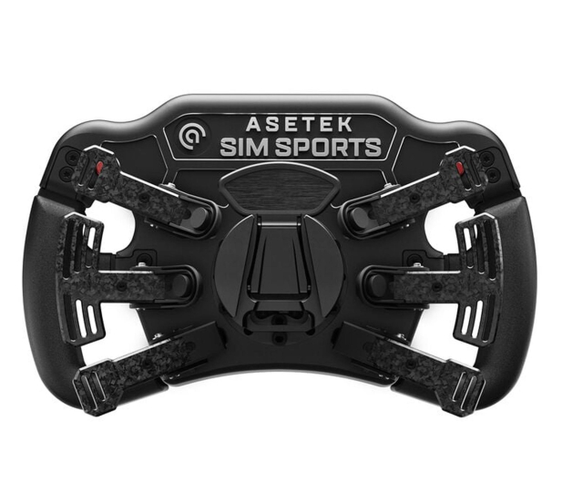 Asetek Invicta Formula Steering Wheel, 4.3-inch LCD, USB-C - Red on - 1369915 - zdjęcie 3